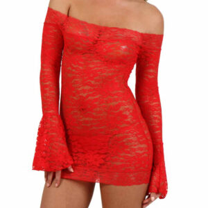 Robe bustier en dentelle