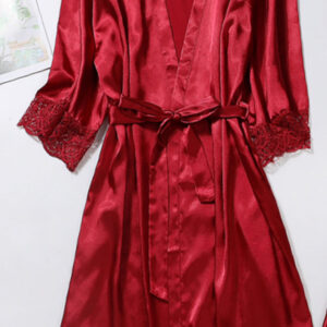 kimono et nuisette satin