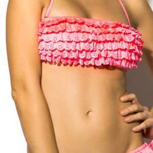 Ensemble maillot de bain bikini froufrou