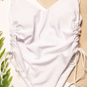Maillot de bain 1 pièce blanc