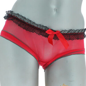 Culotte avec ravissante dentelle noeud devant