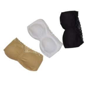 Bandeau dentelle microfibre