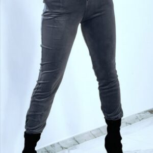 Pantalon jogging velours 2 poches