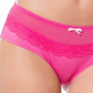 Boxer dentelle microfibre
