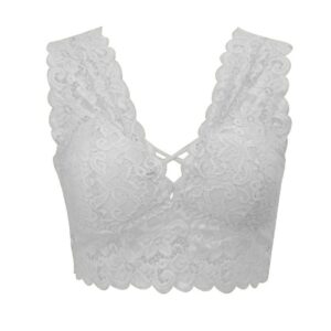 Brassière dentelle blanc