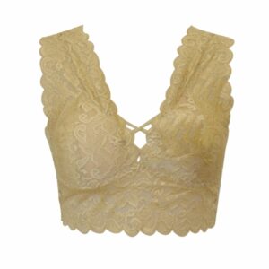 Brassière dentelle chair