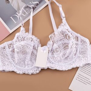 SOUTIEN-GORGE EN DENTELLE BLANC BONNET C