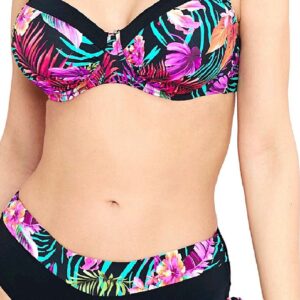 ENSEMBLE MAILLOT DE BAIN 2 PIÈCES FLEURI MULTICOLORE