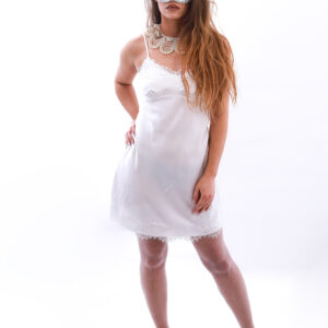 Nuisette satin blanc