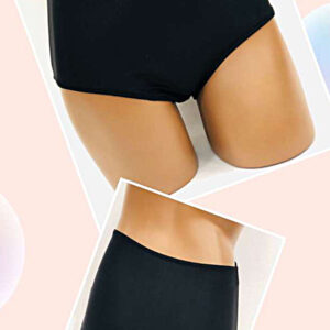 Bas de maillot de bain taille haute