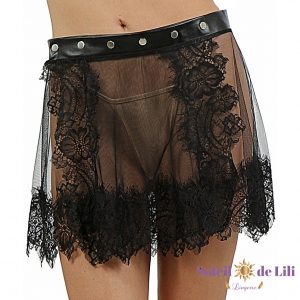 mini-jupe-reaela-sexy-tulle-dentelle-ceinture-aspect-cuir-a-pressions
